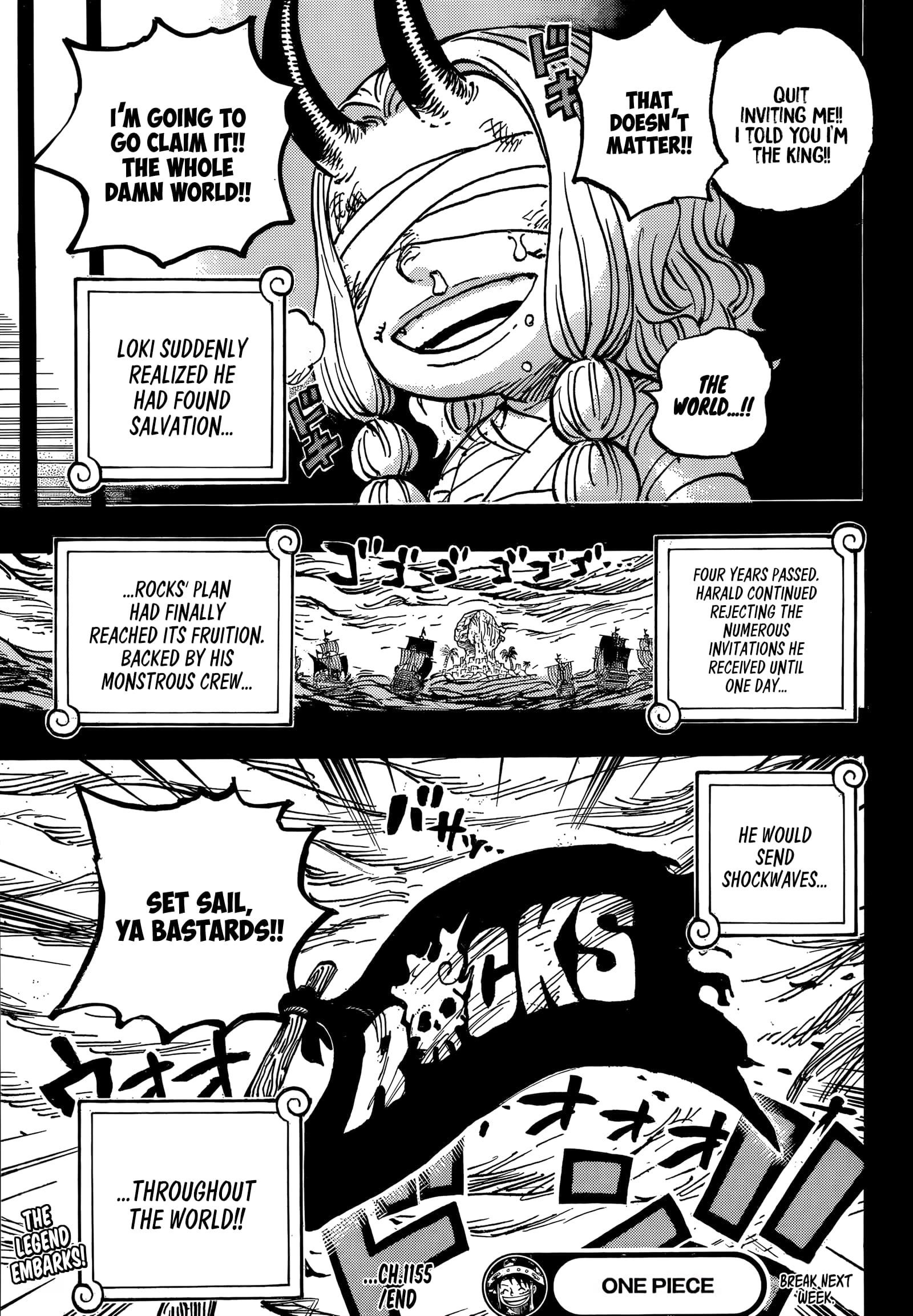One Piece Manga Chapter 1155 page 15 - The Rocks Pirates