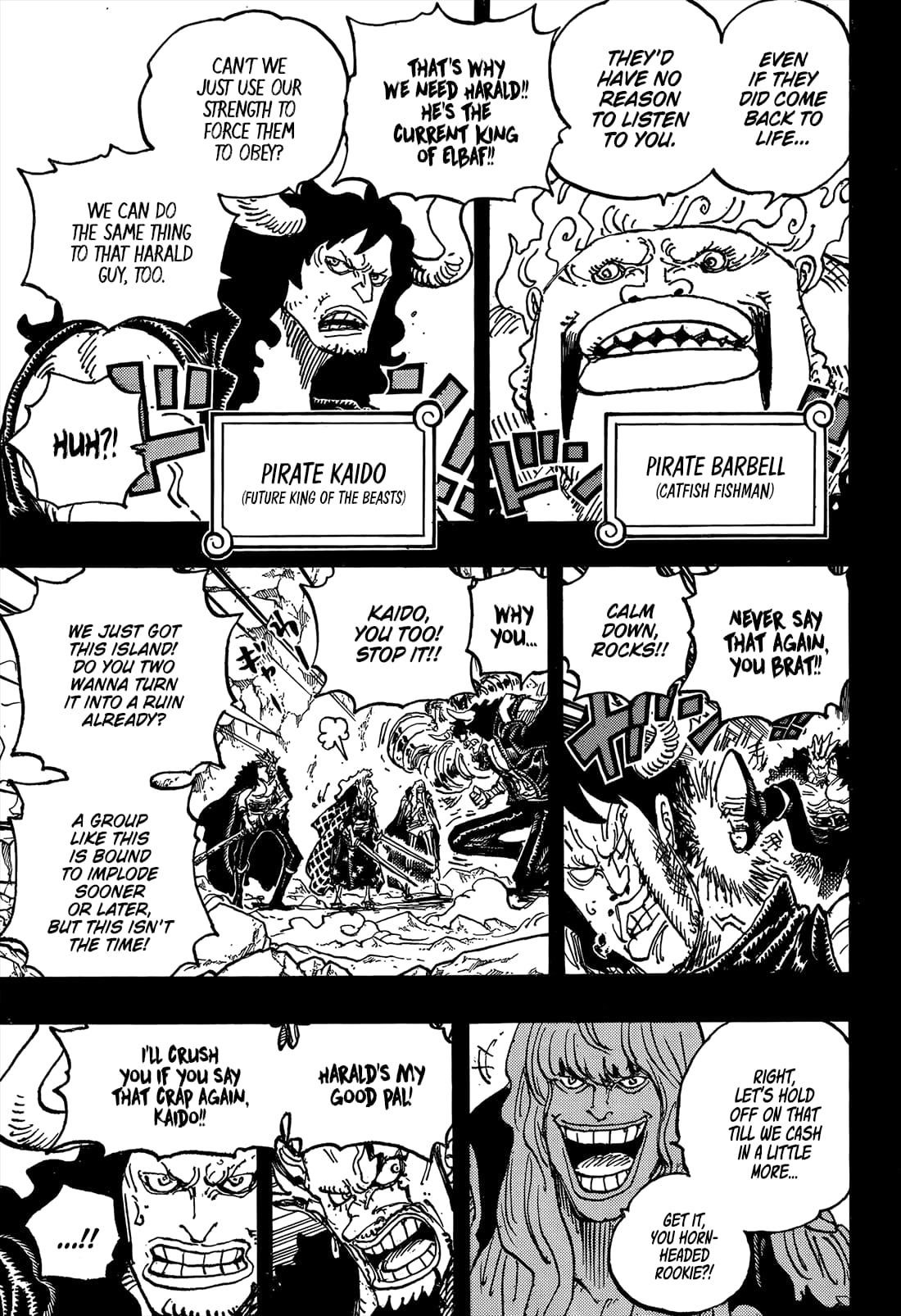One Piece Manga Chapter 1156 page 15 - Idols