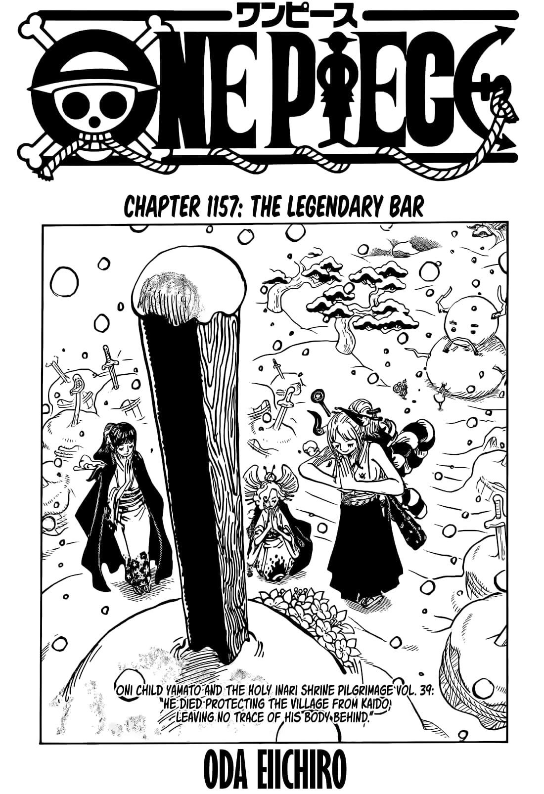 One Piece Manga Chapter 1157 page 1 - Legendary Bar