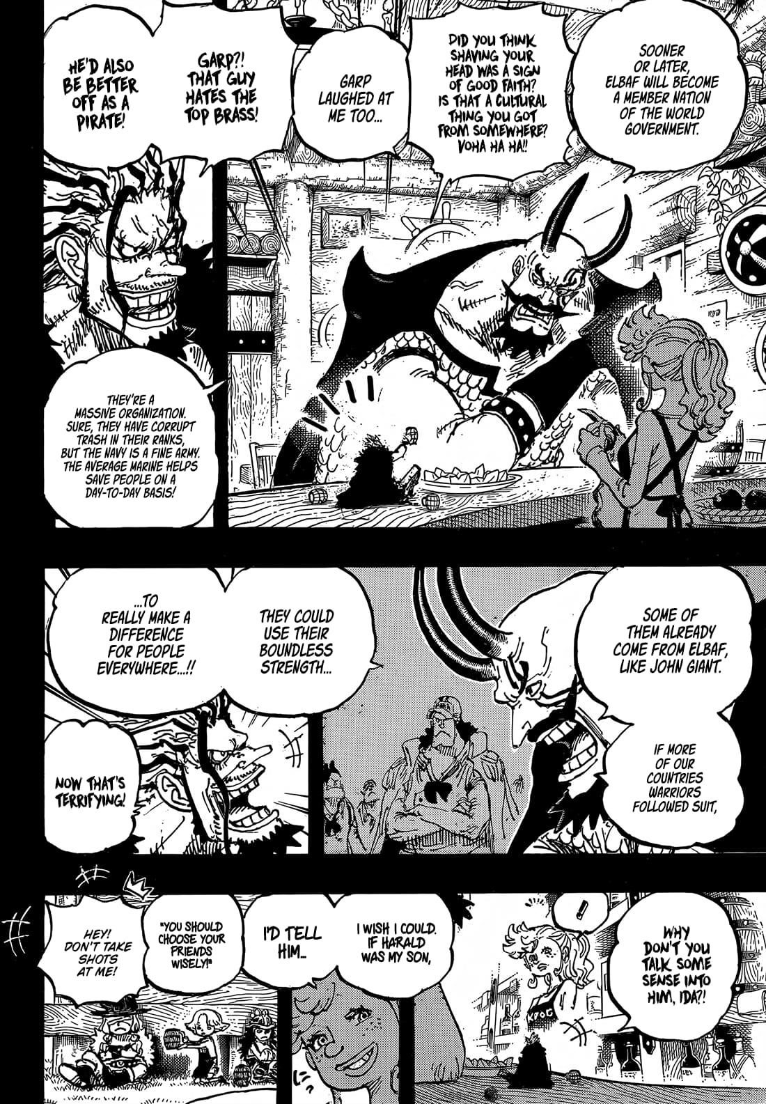 One Piece Manga Chapter 1157 page 8 - Legendary Bar