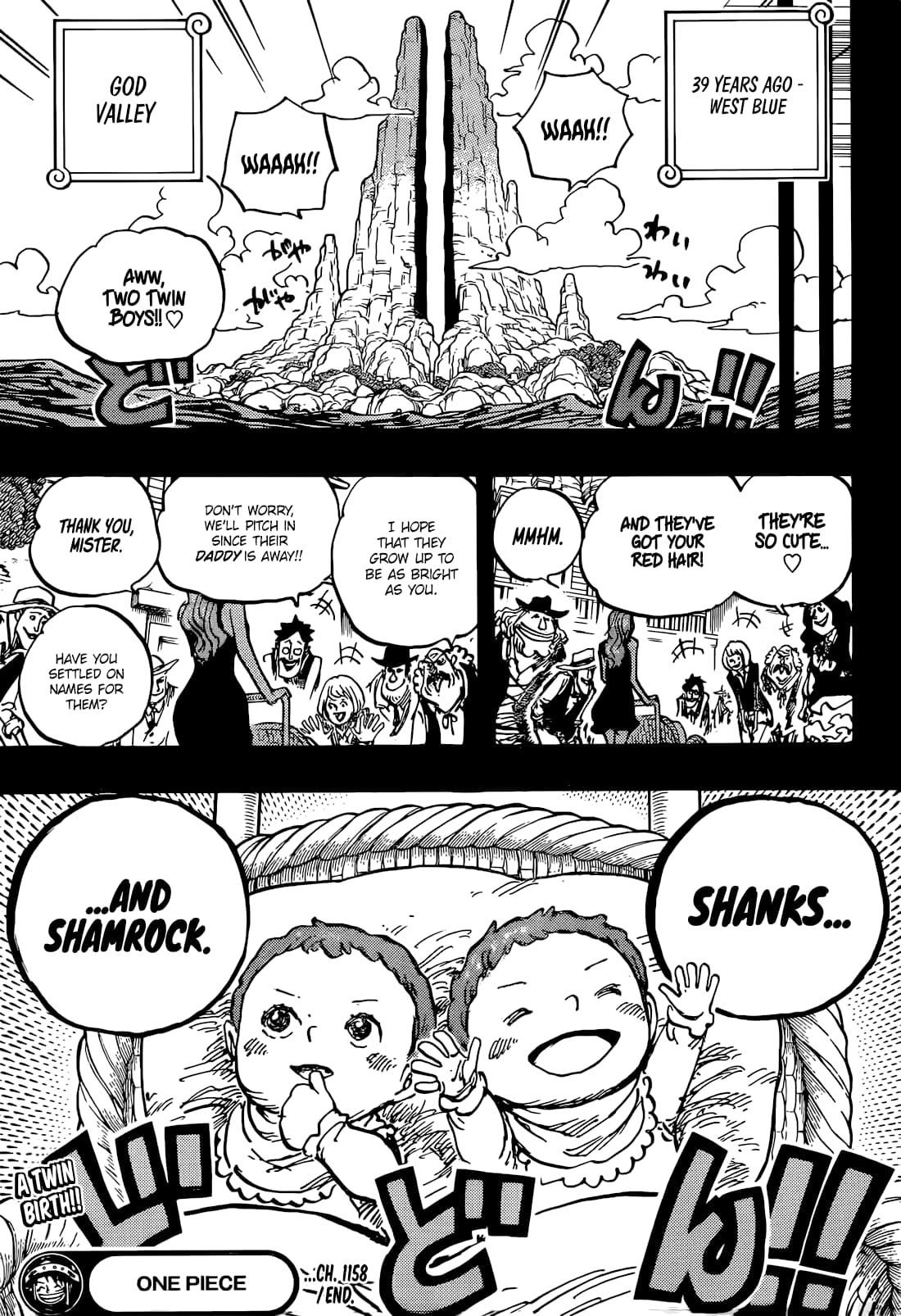 One Piece Manga Chapter 1158 page 13 - Rocks vs. Harald