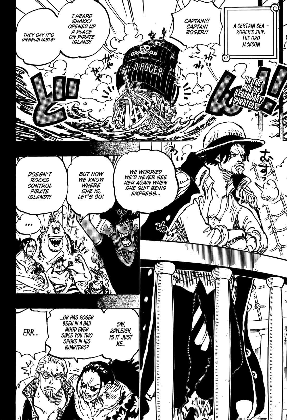One Piece Manga Chapter 1158 page 2 - Rocks vs. Harald