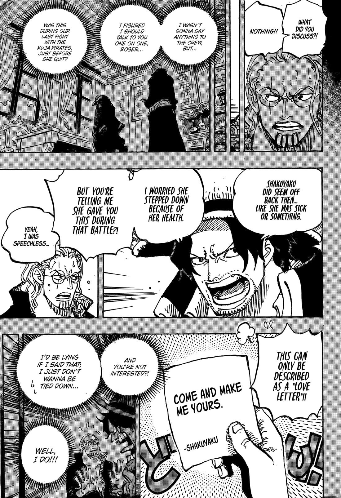 One Piece Manga Chapter 1158 page 3 - Rocks vs. Harald