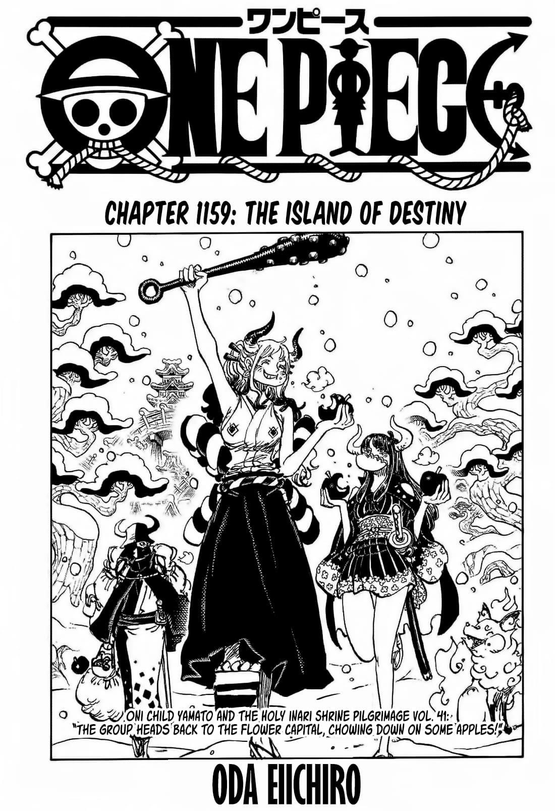 One Piece Manga Chapter 1159 page 1 - The Island of Fate