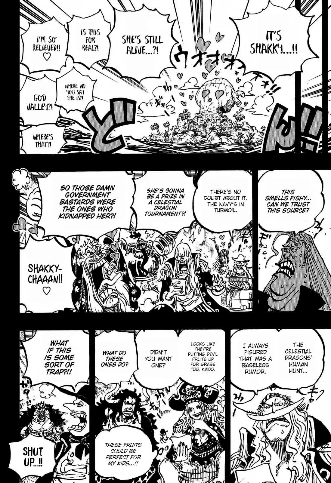 One Piece Manga Chapter 1159 page 10 - The Island of Fate