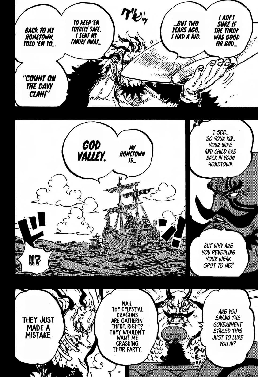 One Piece Manga Chapter 1159 page 14 - The Island of Fate