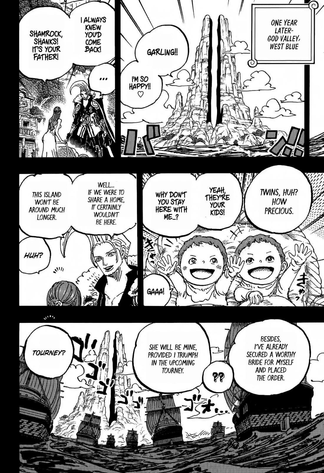 One Piece Manga Chapter 1159 page 4 - The Island of Fate