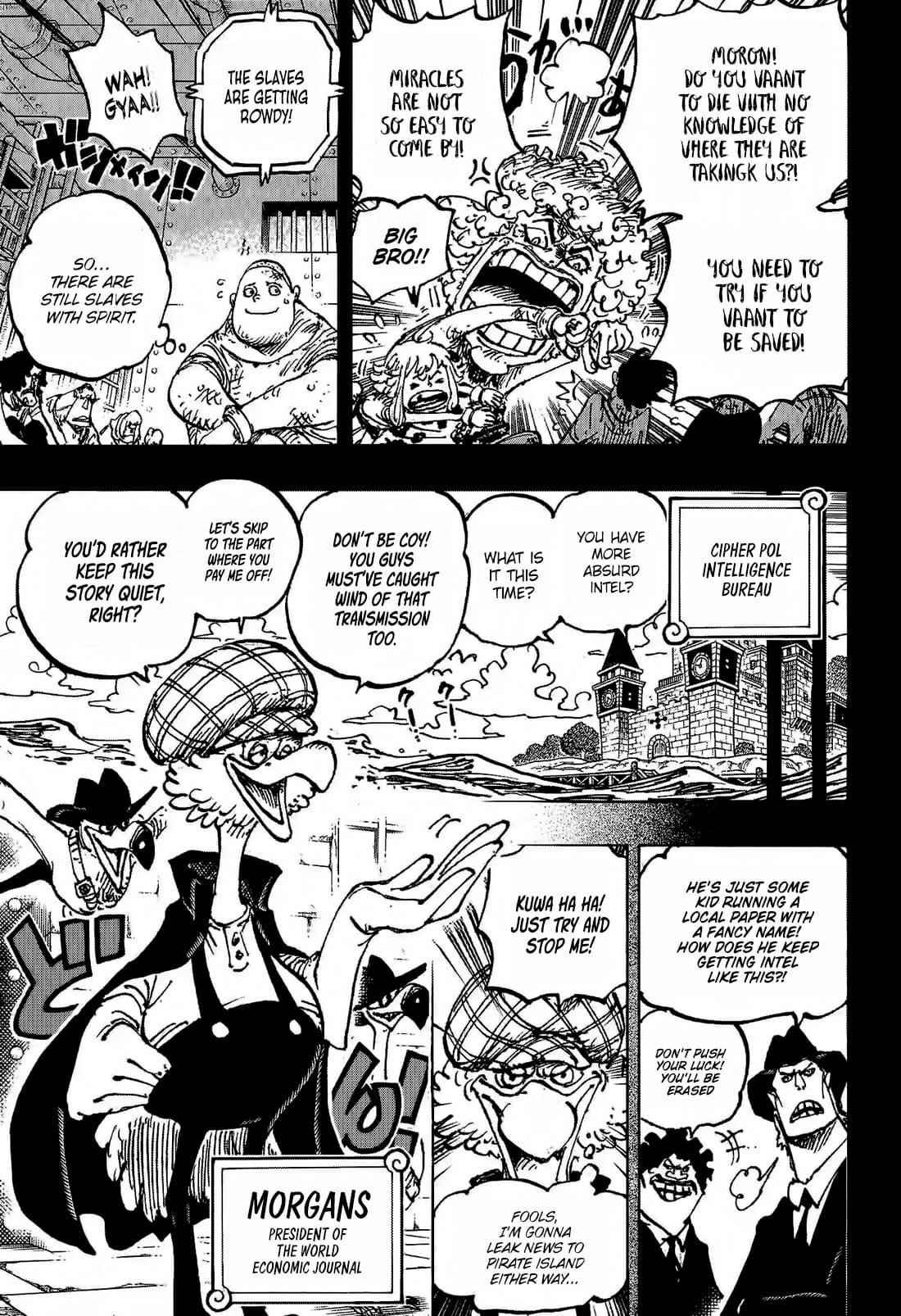 One Piece Manga Chapter 1159 page 9 - The Island of Fate