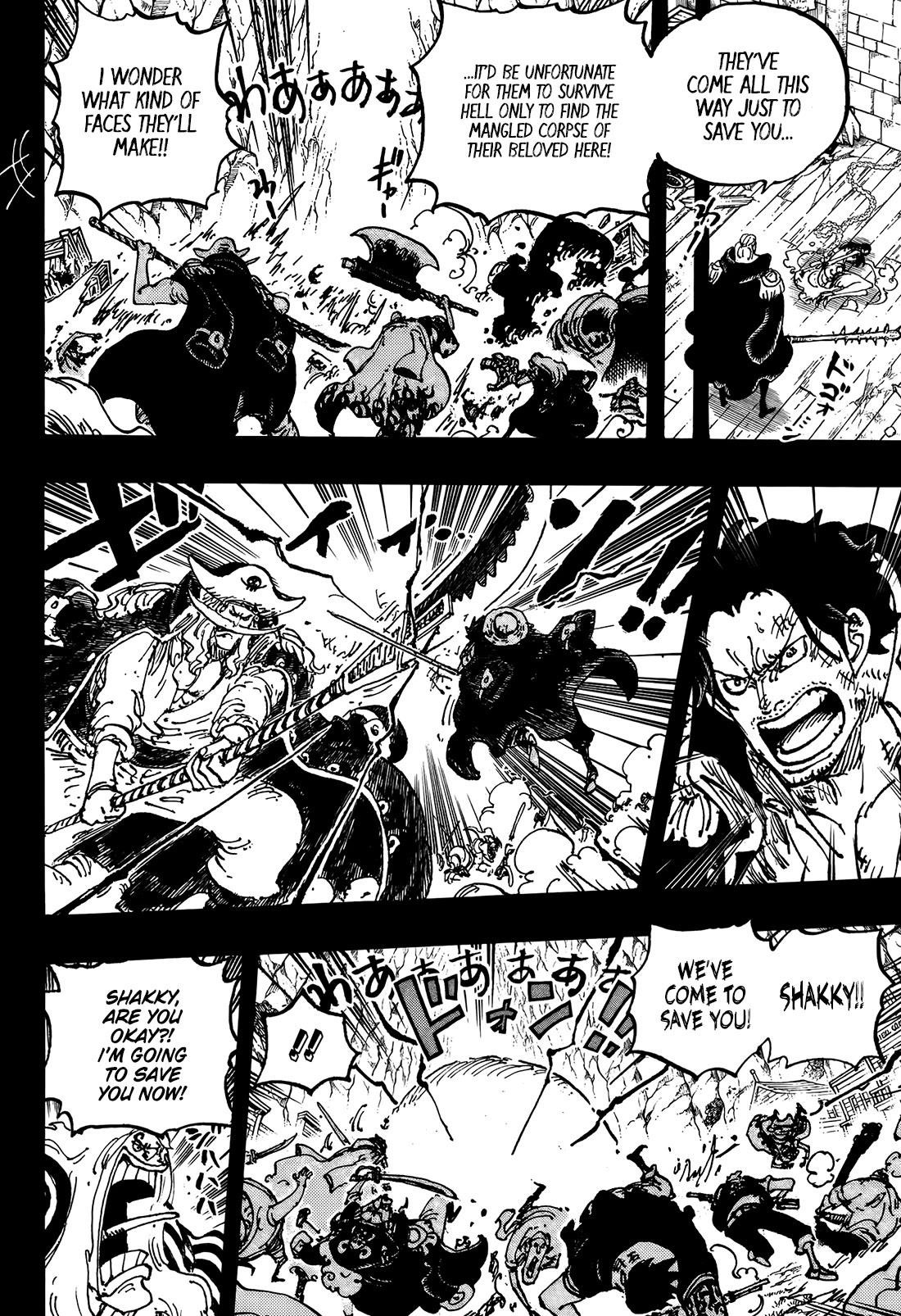 One Piece Manga Chapter 1161 page 13 - A Song of Love Bound Under a Hail of Arrows
