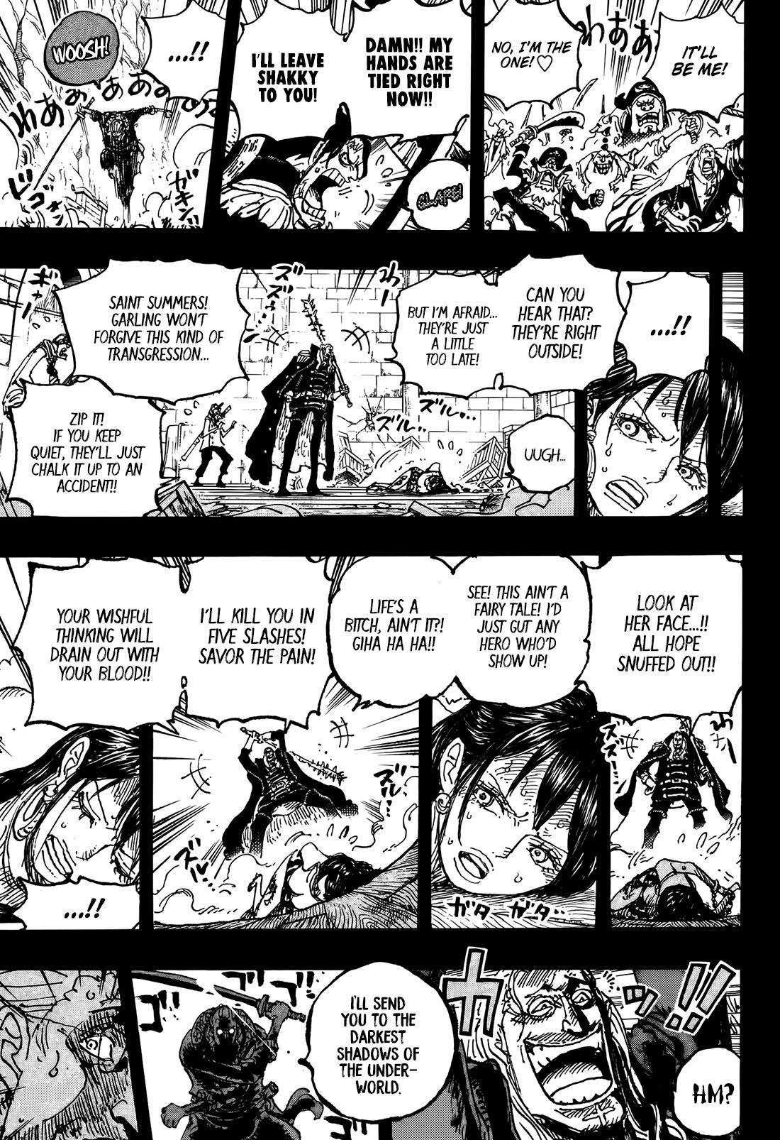 One Piece Manga Chapter 1161 page 14 - A Song of Love Bound Under a Hail of Arrows