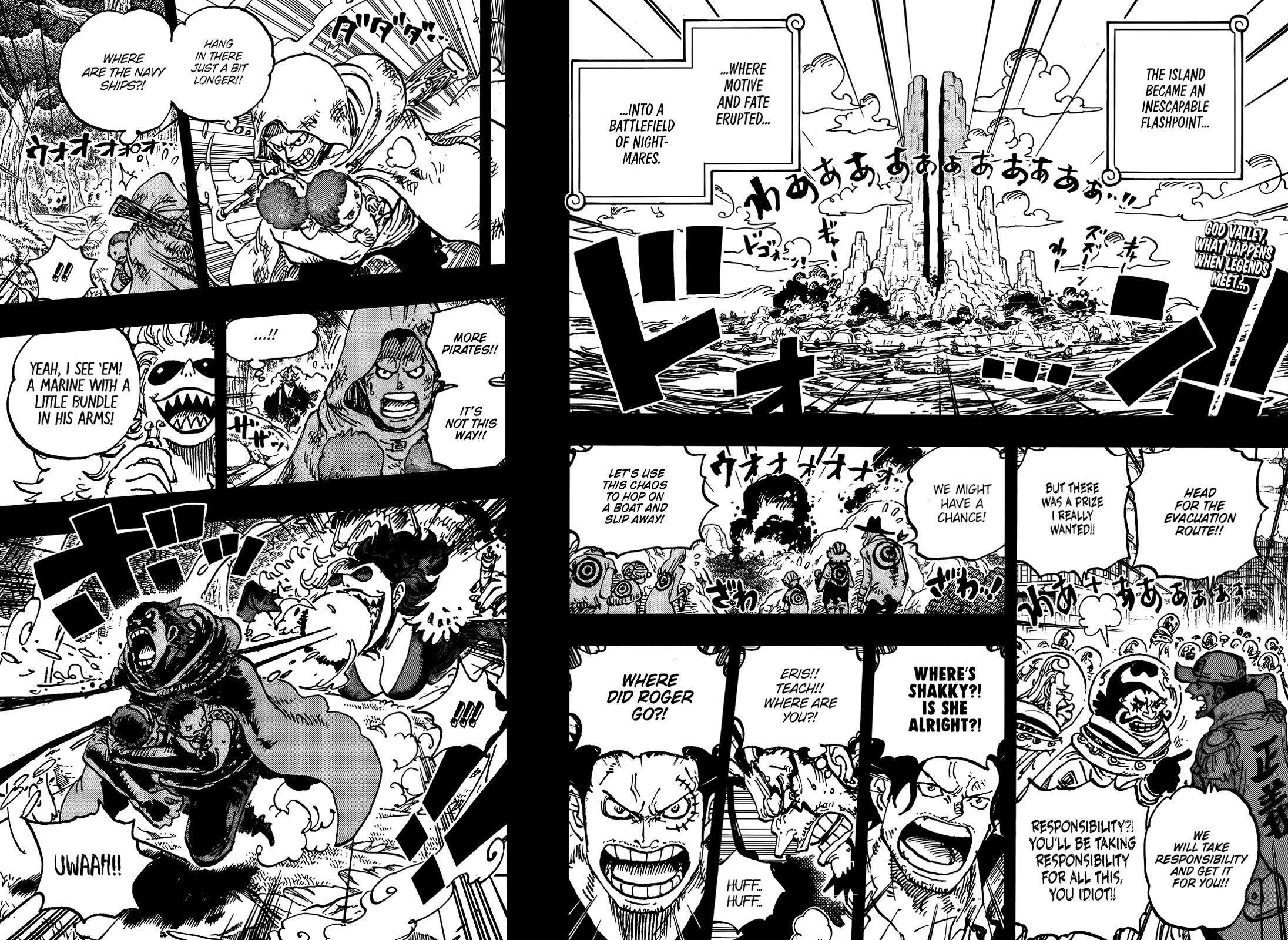 One Piece Manga Chapter 1161 page 3 - A Song of Love Bound Under a Hail of Arrows