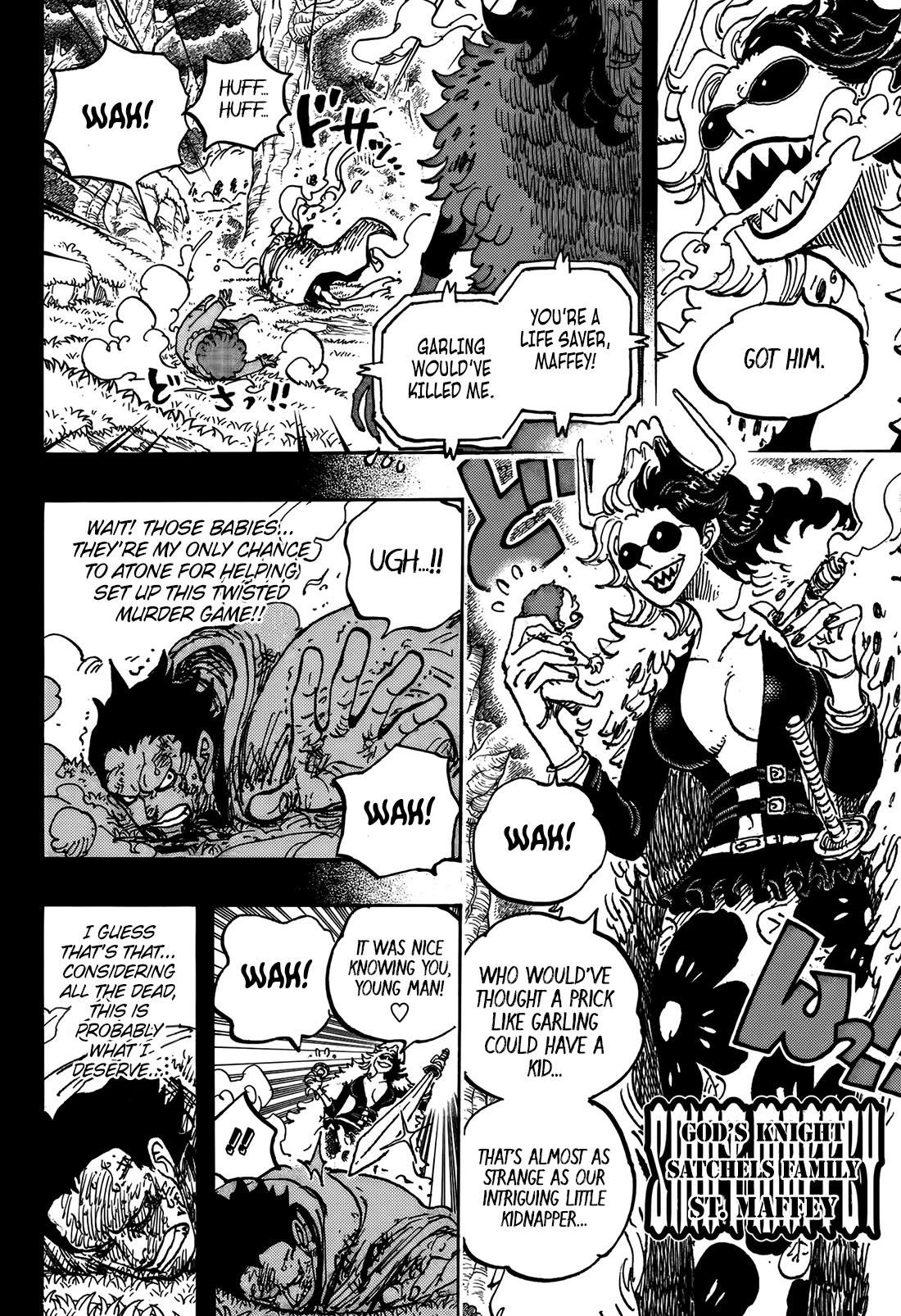 One Piece Manga Chapter 1161 page 4 - A Song of Love Bound Under a Hail of Arrows