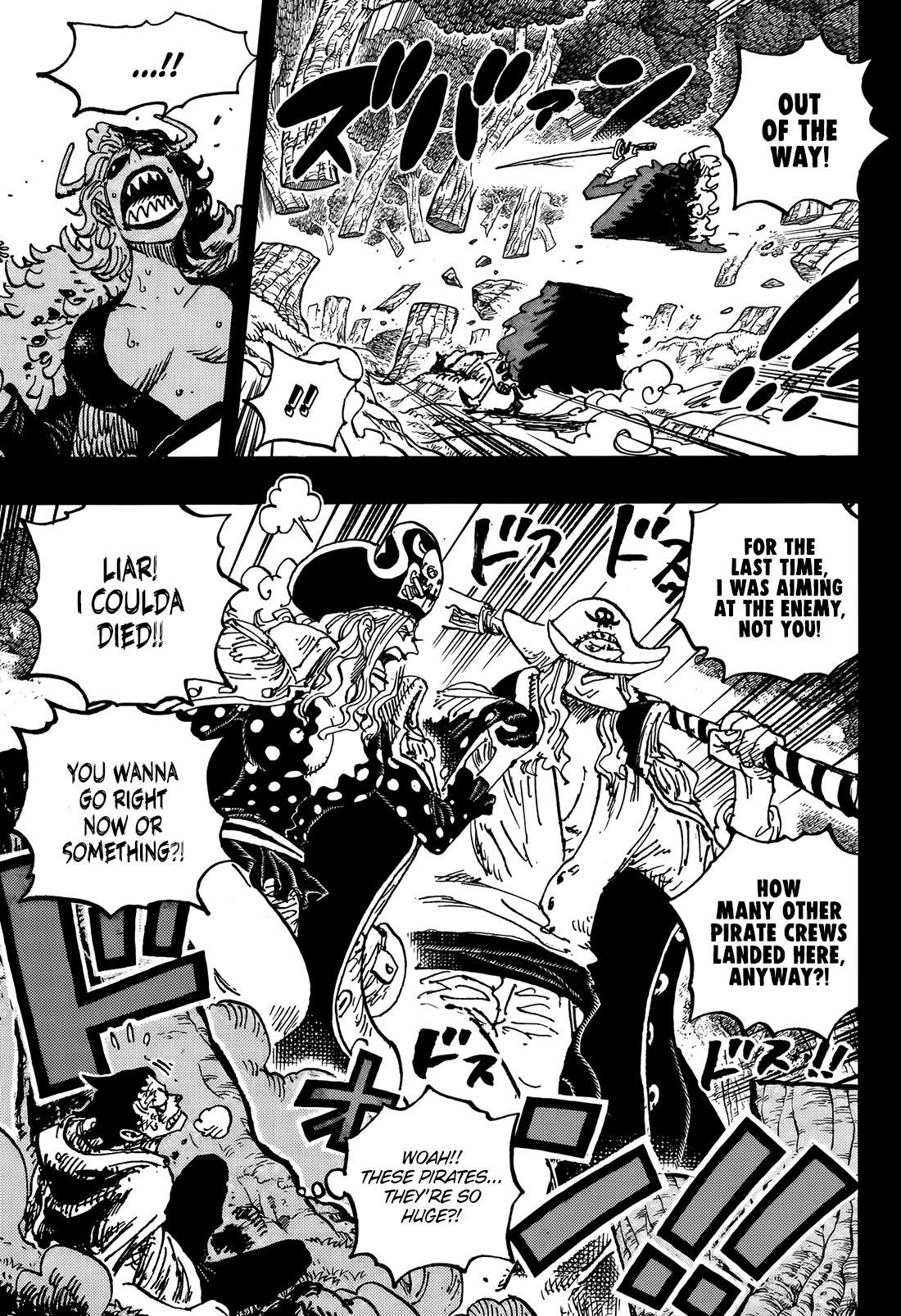 One Piece Manga Chapter 1161 page 5 - A Song of Love Bound Under a Hail of Arrows