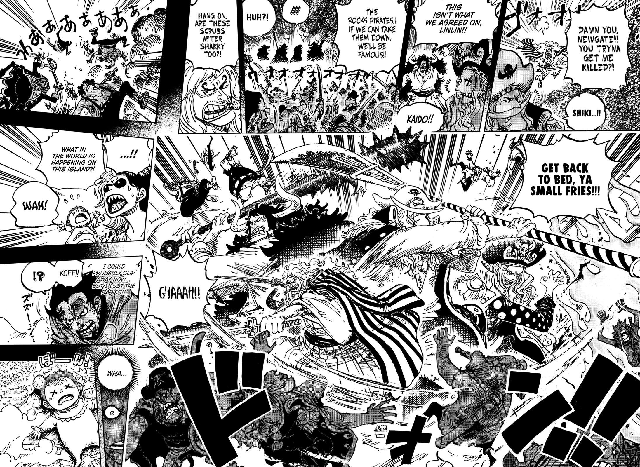 One Piece Manga Chapter 1161 page 6 - A Song of Love Bound Under a Hail of Arrows