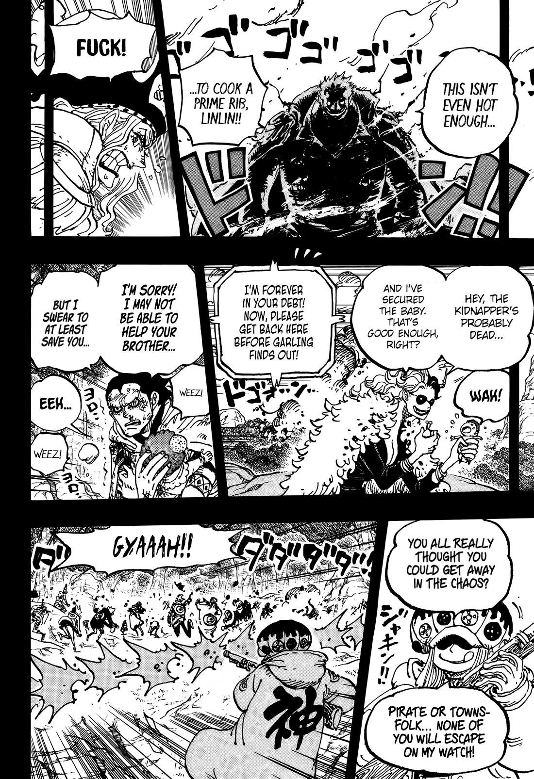 One Piece Manga Chapter 1161 page 9 - A Song of Love Bound Under a Hail of Arrows