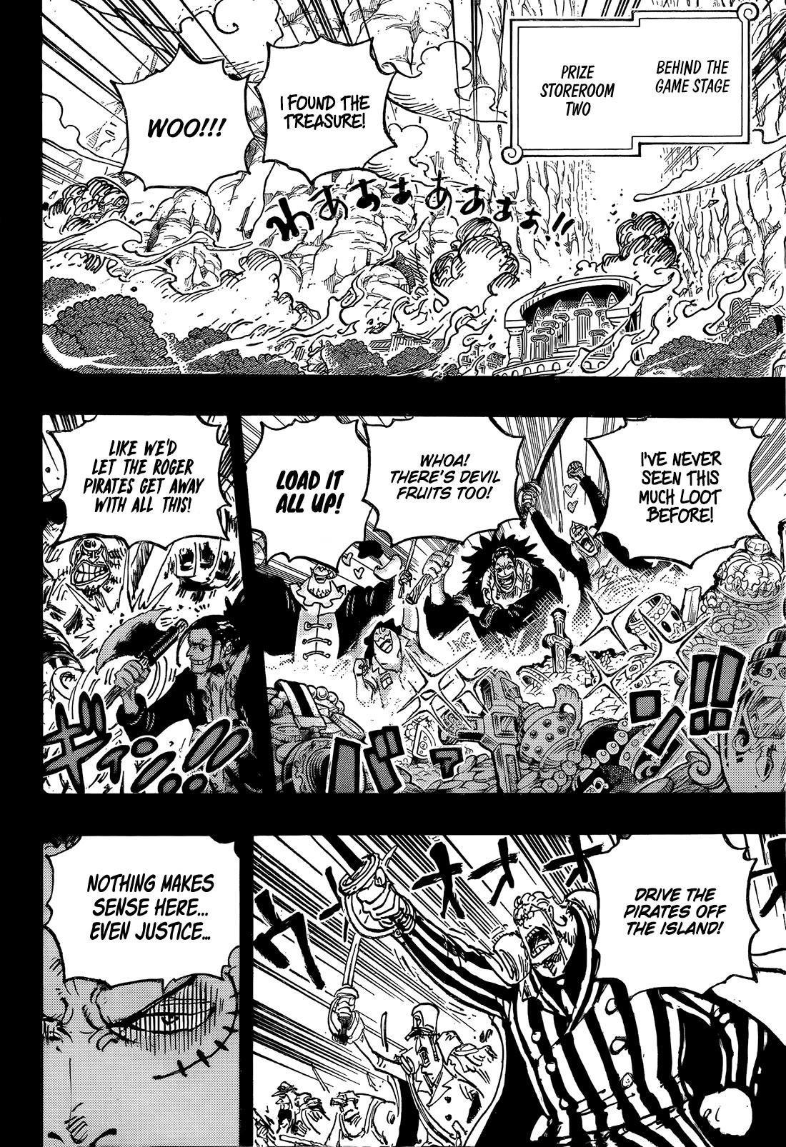 One Piece Manga Chapter 1162 page 12 - God Valley Battle Royale