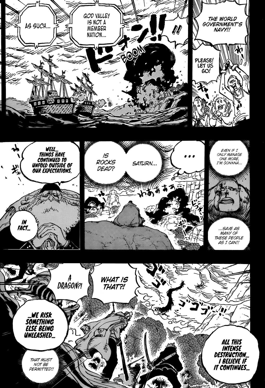 One Piece Manga Chapter 1162 page 13 - God Valley Battle Royale
