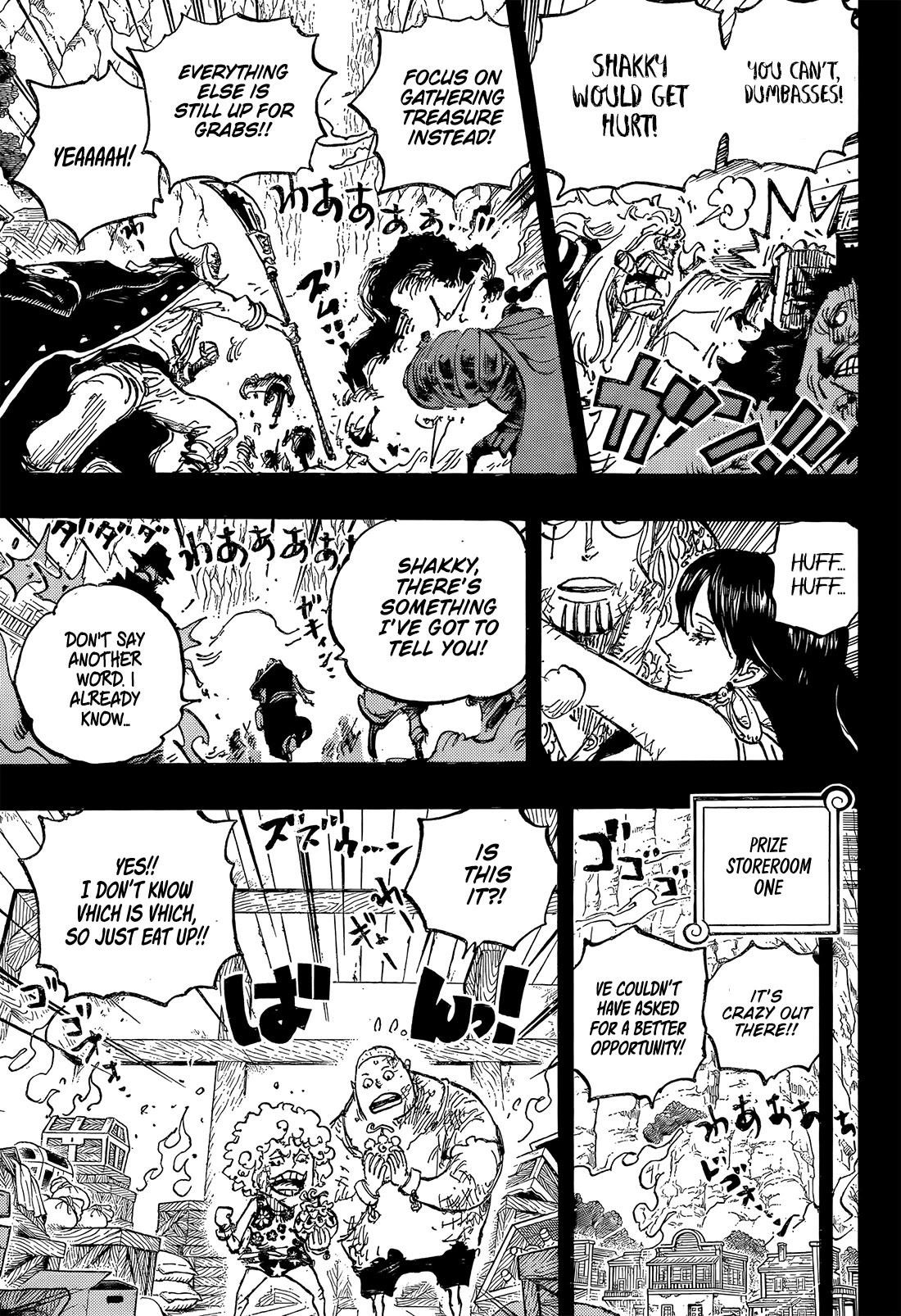 One Piece Manga Chapter 1162 page 3 - God Valley Battle Royale