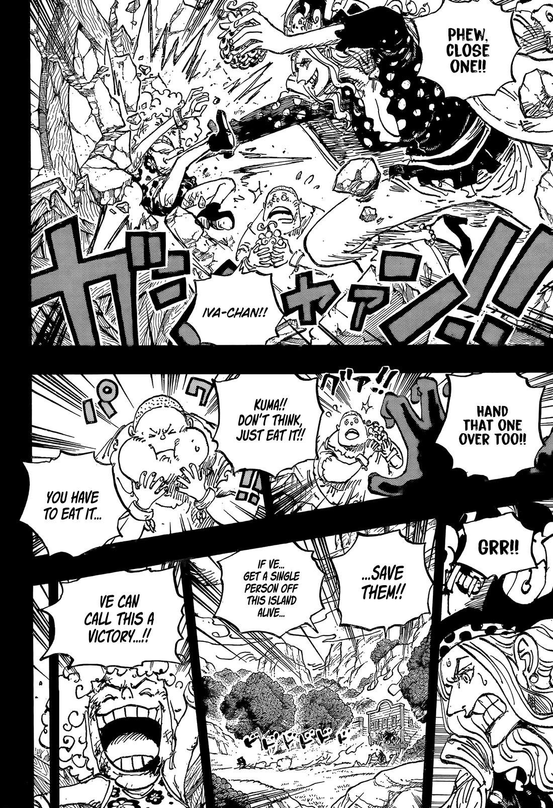 One Piece Manga Chapter 1162 page 4 - God Valley Battle Royale