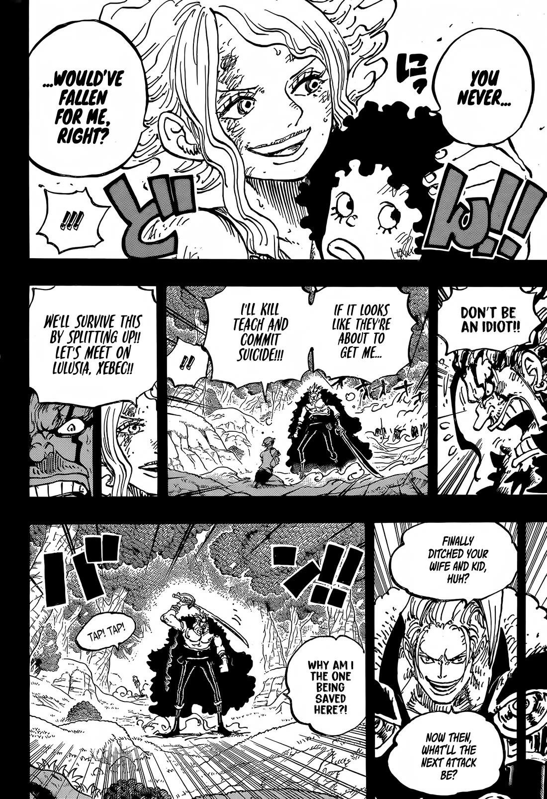 One Piece Manga Chapter 1162 page 8 - God Valley Battle Royale