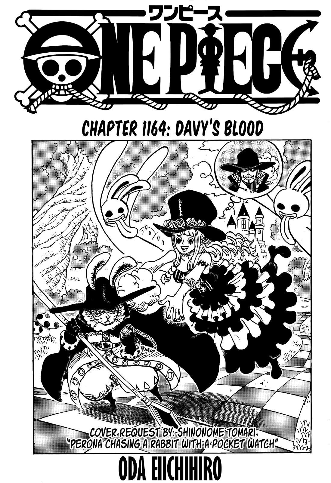 One Piece Manga Chapter 1164 page 1 - Davy Blood