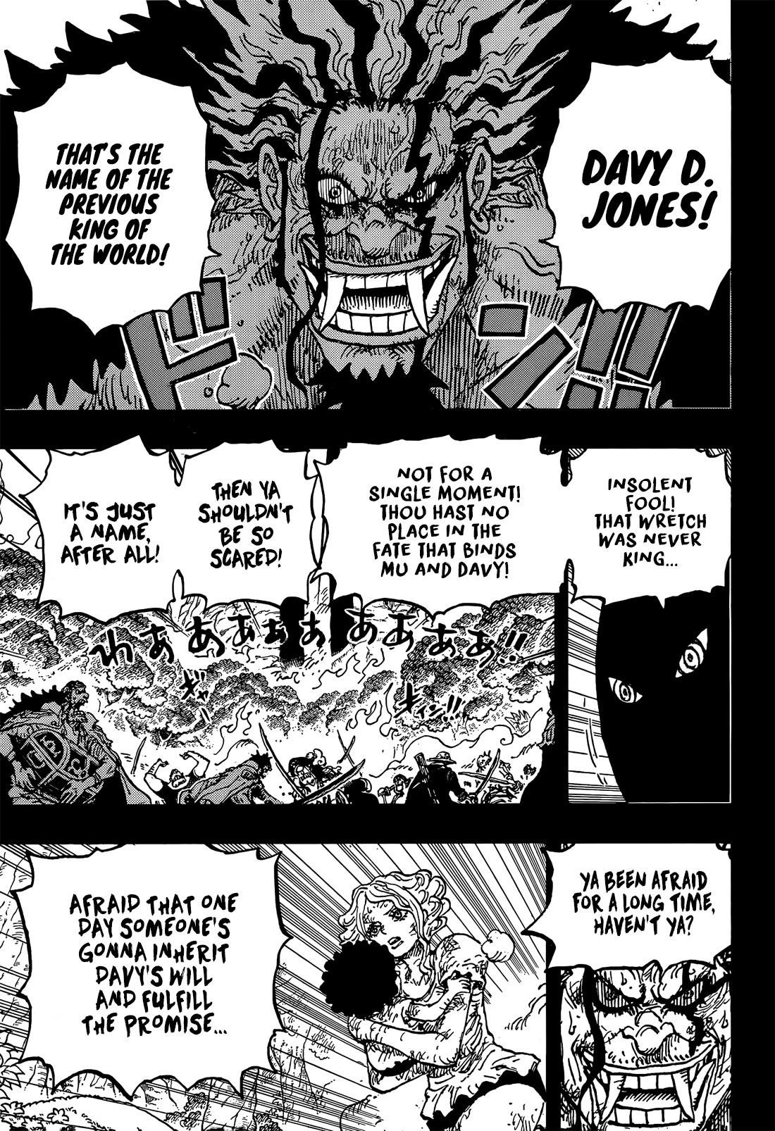 One Piece Manga Chapter 1164 page 3 - Davy Blood