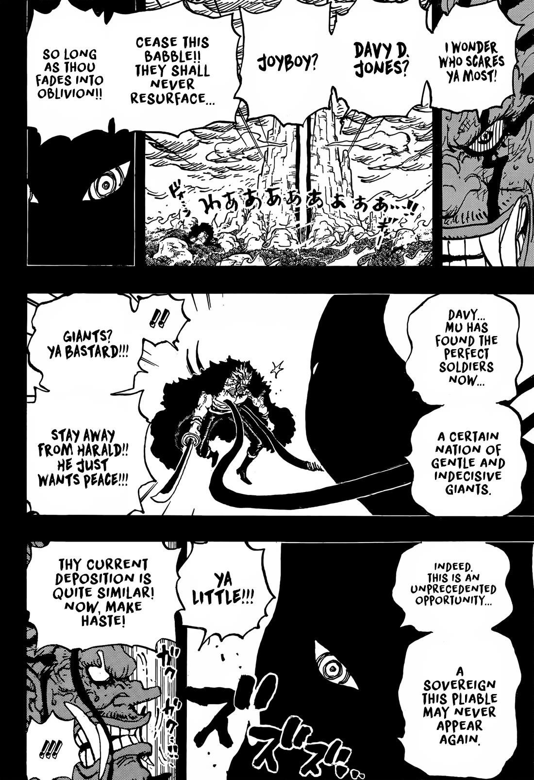 One Piece Manga Chapter 1164 page 4 - Davy Blood