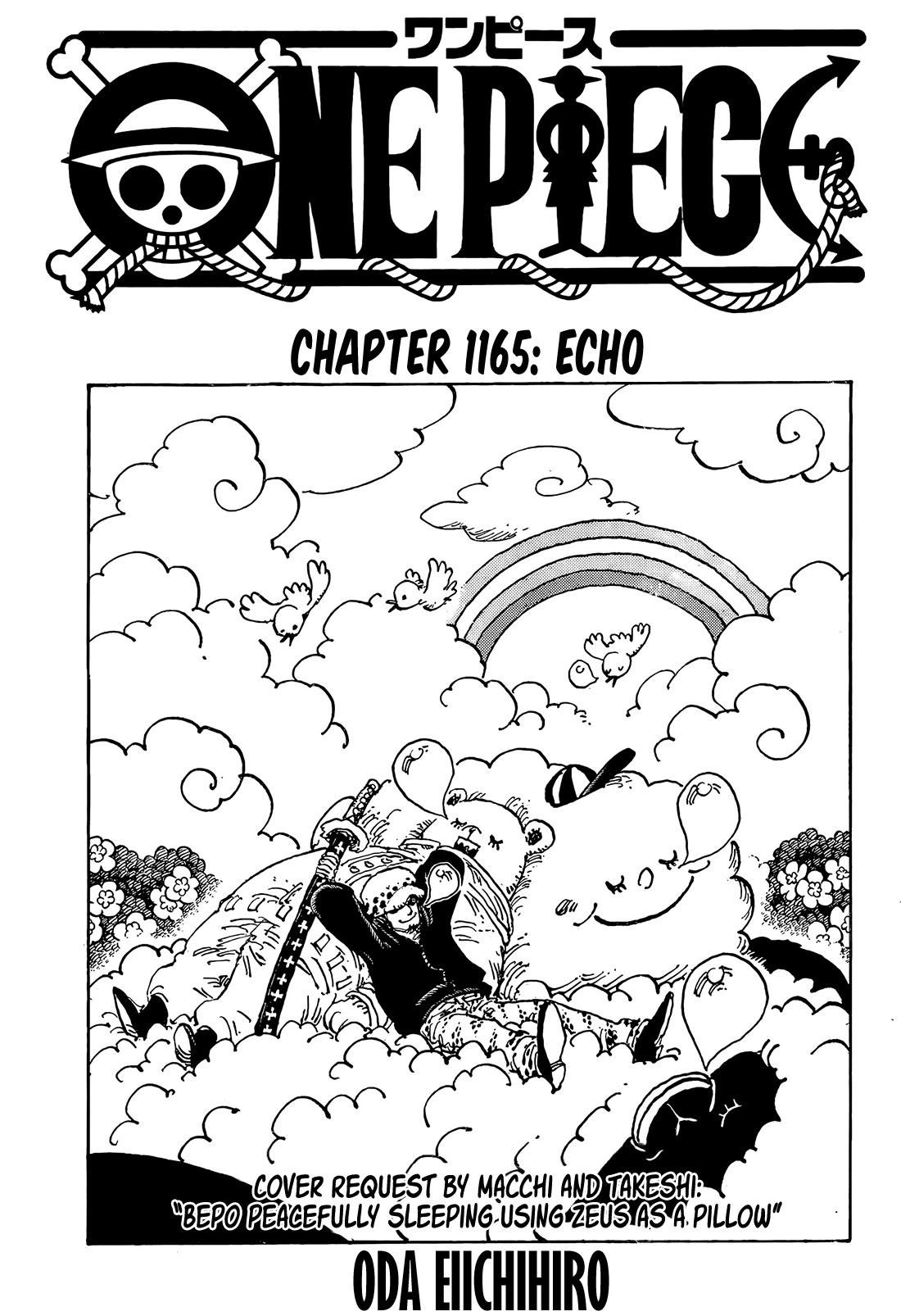One Piece Manga Chapter 1165 page 1 - Reverberations