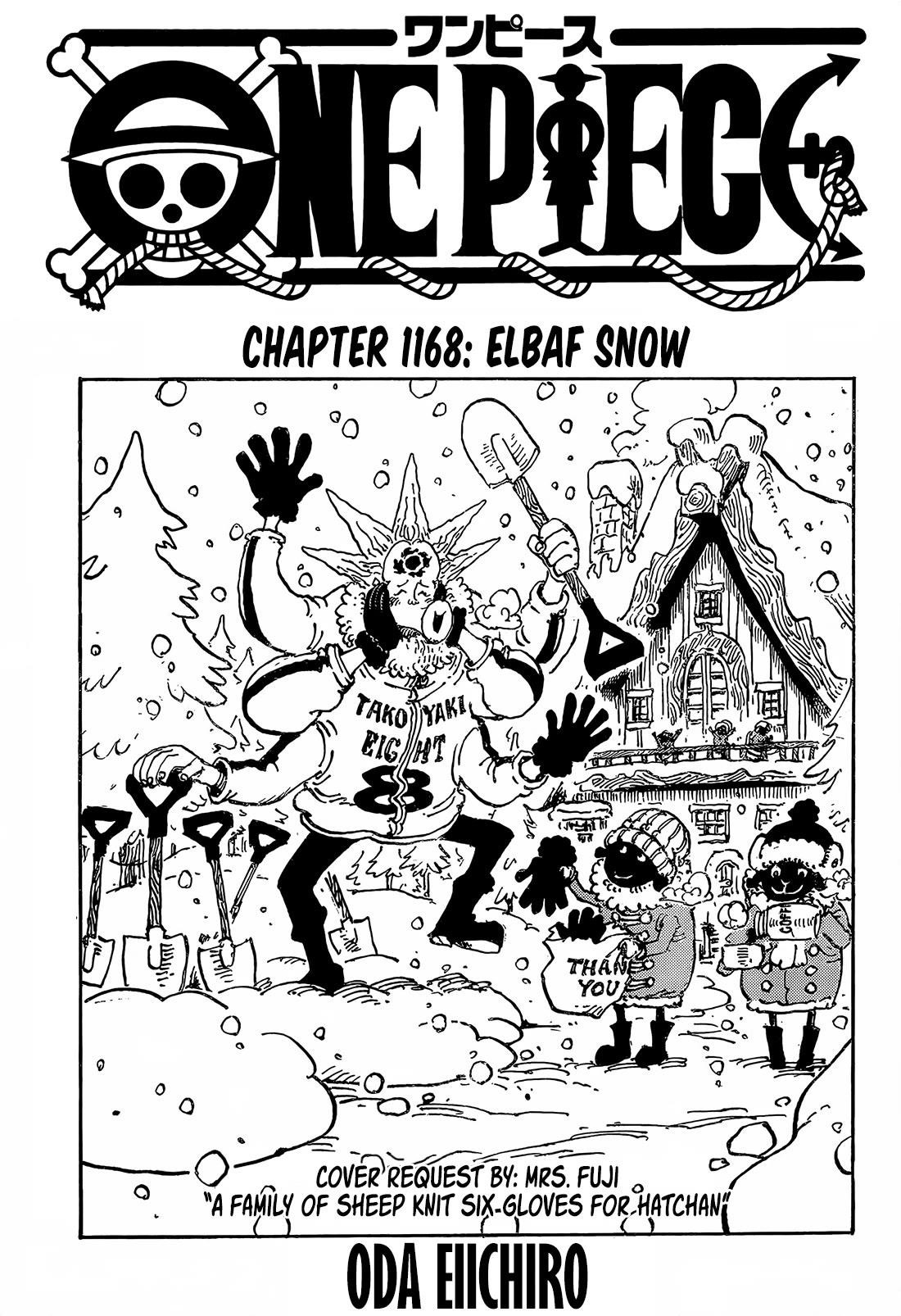 One Piece Manga Chapter 1168 page 1 - The Snows of Elbaph