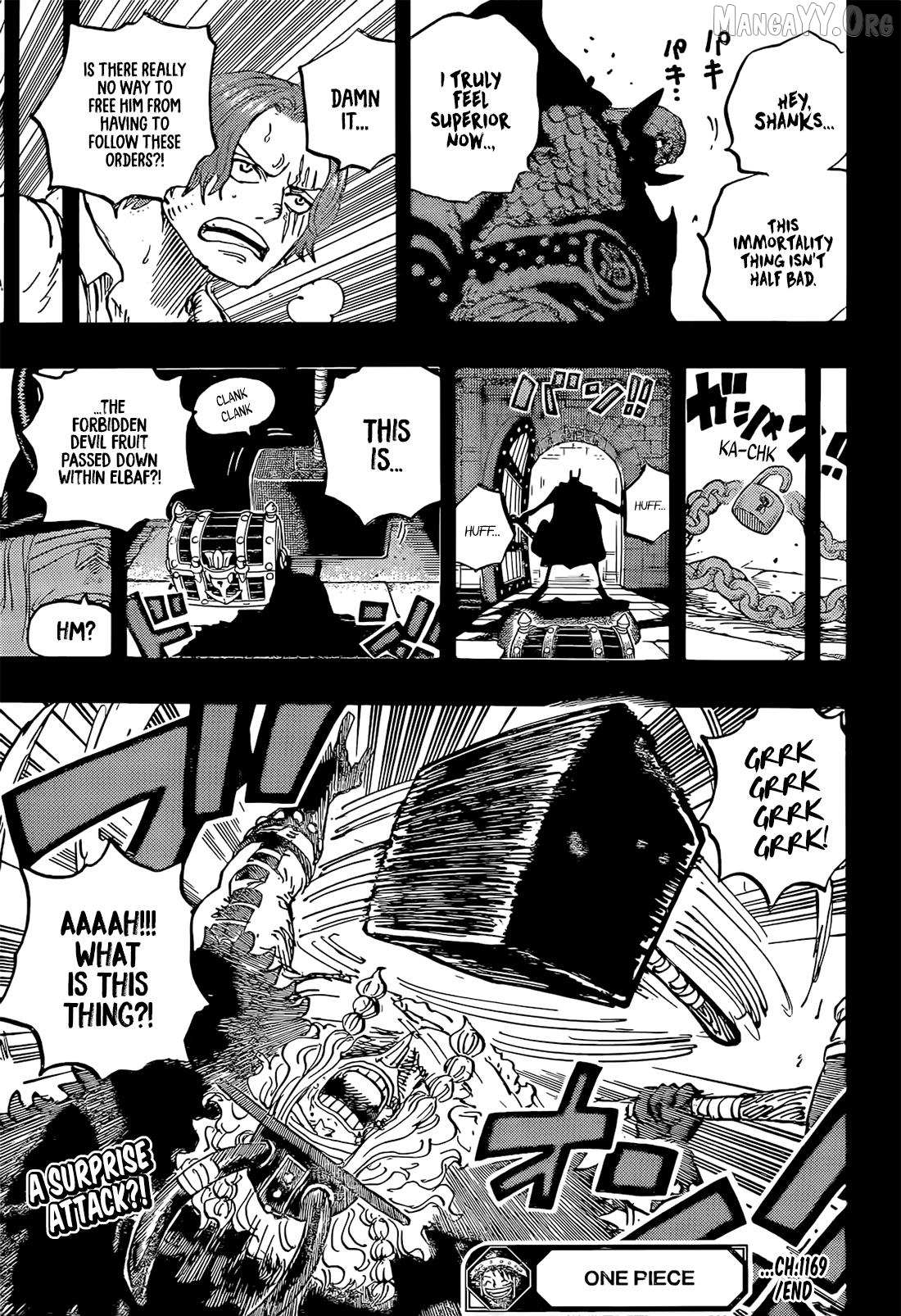 One Piece Manga Chapter 1169 page 17 - My Death Cannot Come Soon Enough
