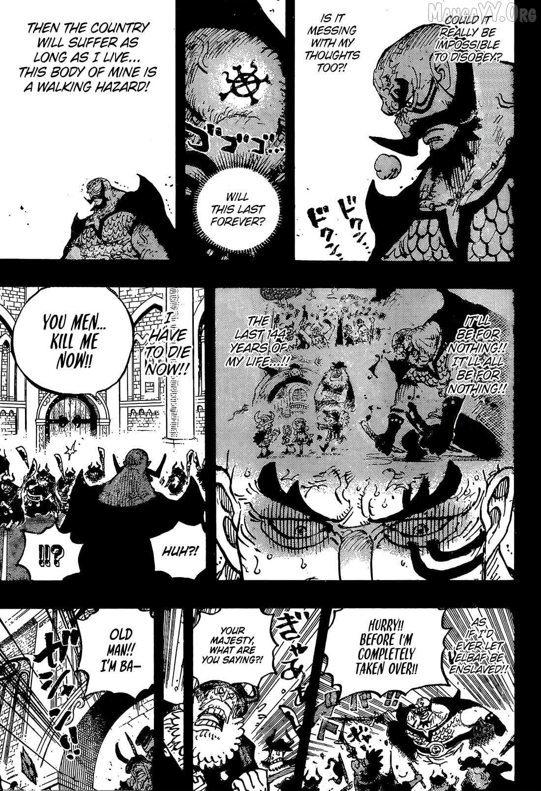 One Piece Manga Chapter 1169 page 5 - My Death Cannot Come Soon Enough