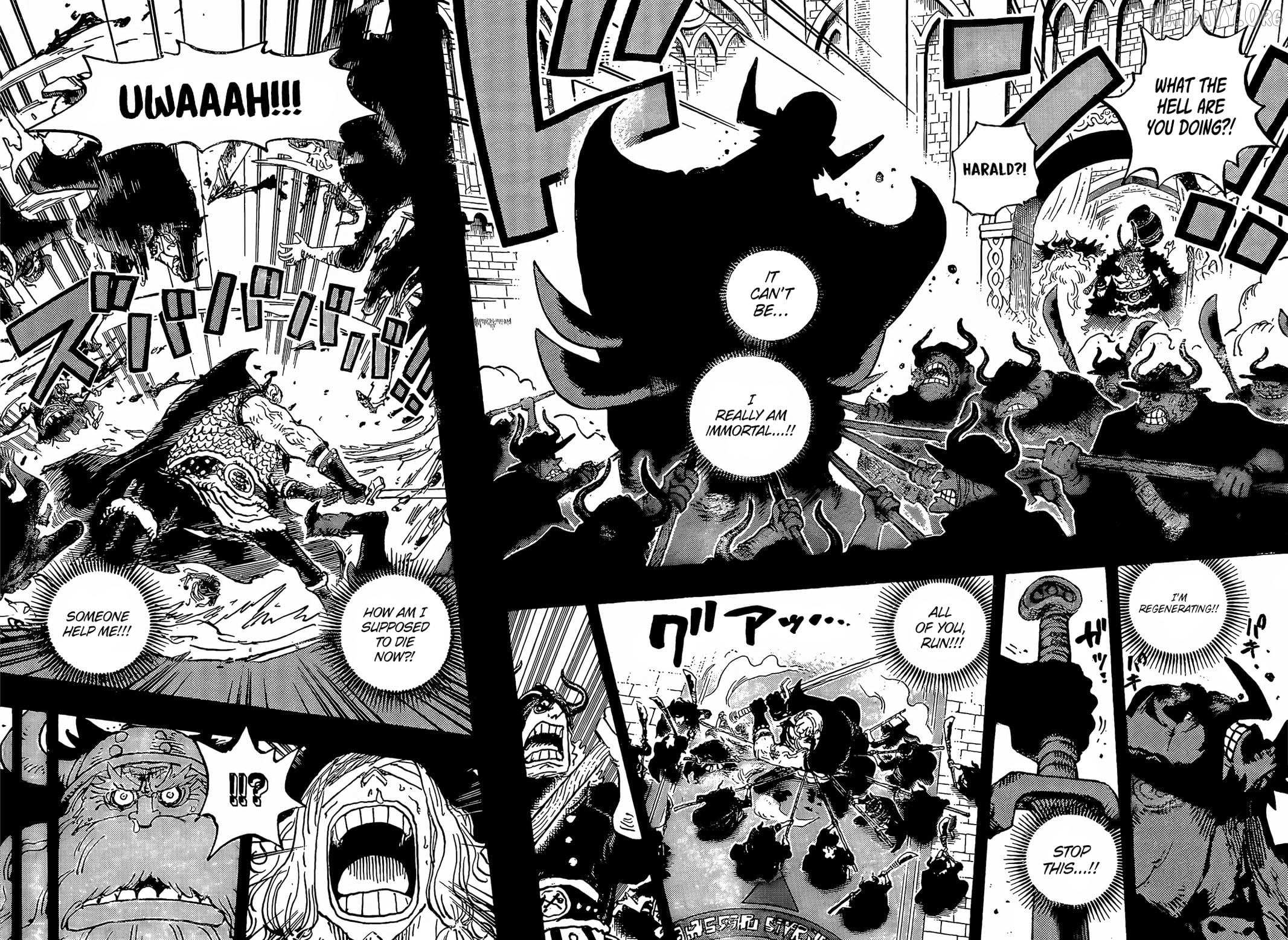 One Piece Manga Chapter 1169 page 6 - My Death Cannot Come Soon Enough