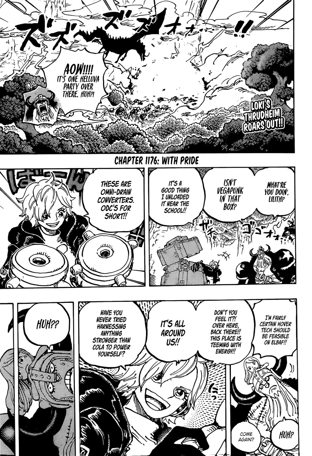 One Piece Manga Chapter 1176 page 1 - With Pride