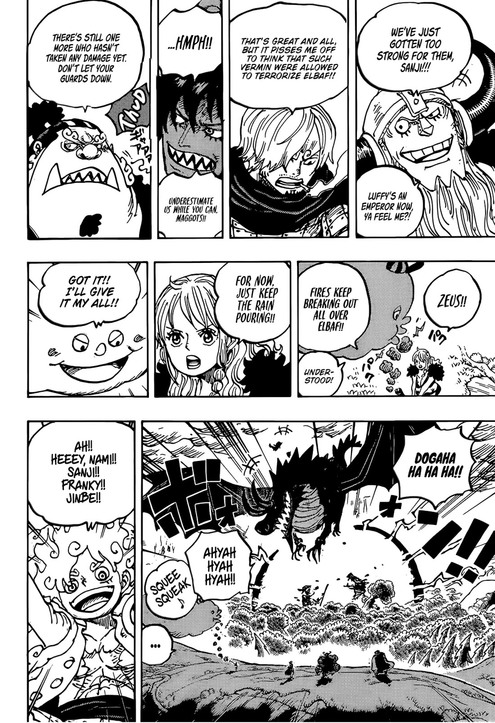 One Piece Manga Chapter 1177 page 10 - Fury