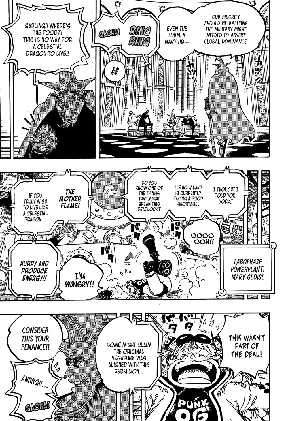 One Piece Manga Chapter 1179 page 3 - Nerona Imu Descends