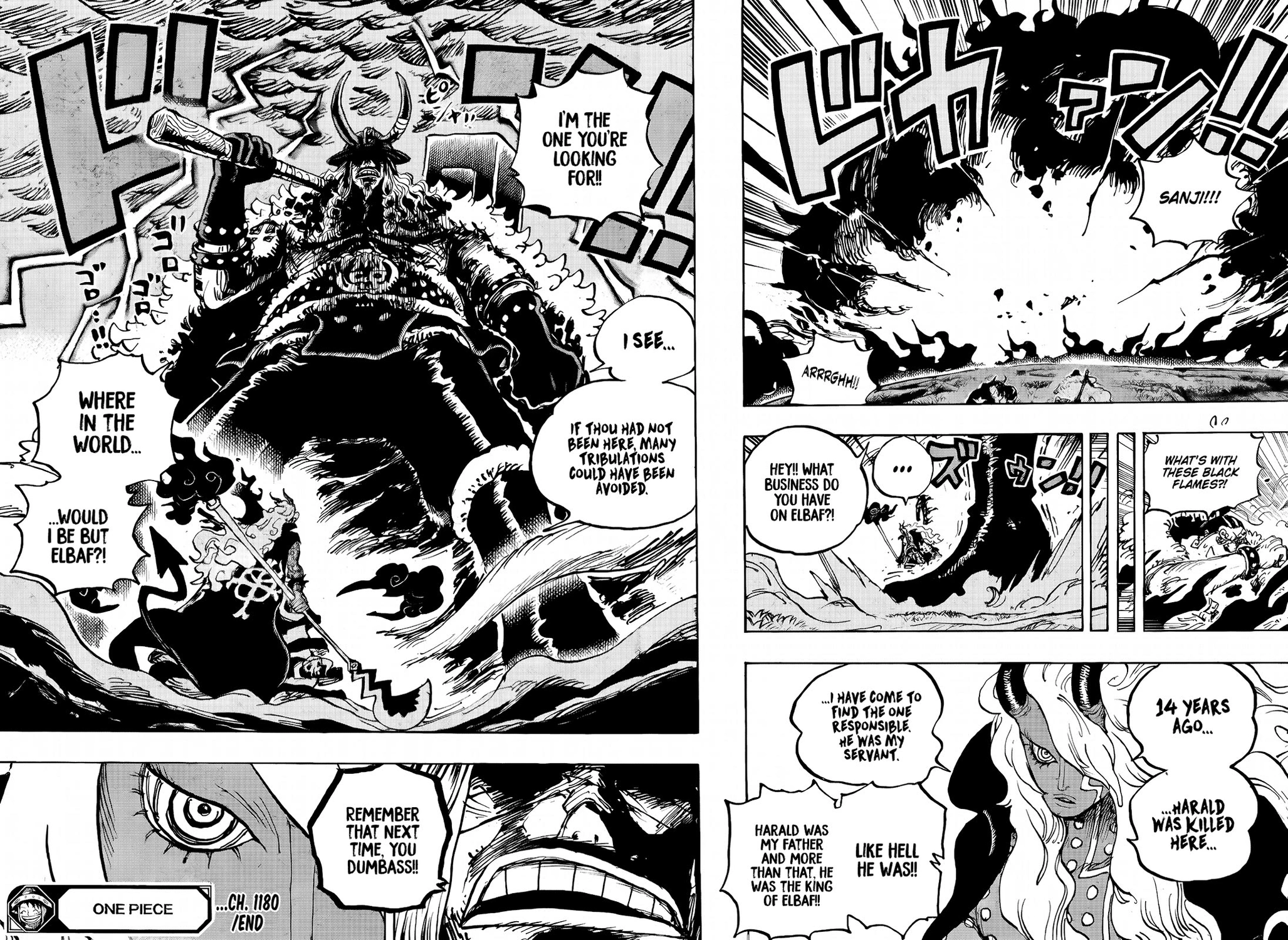 One Piece Manga Chapter 1180 page 16 - Omen