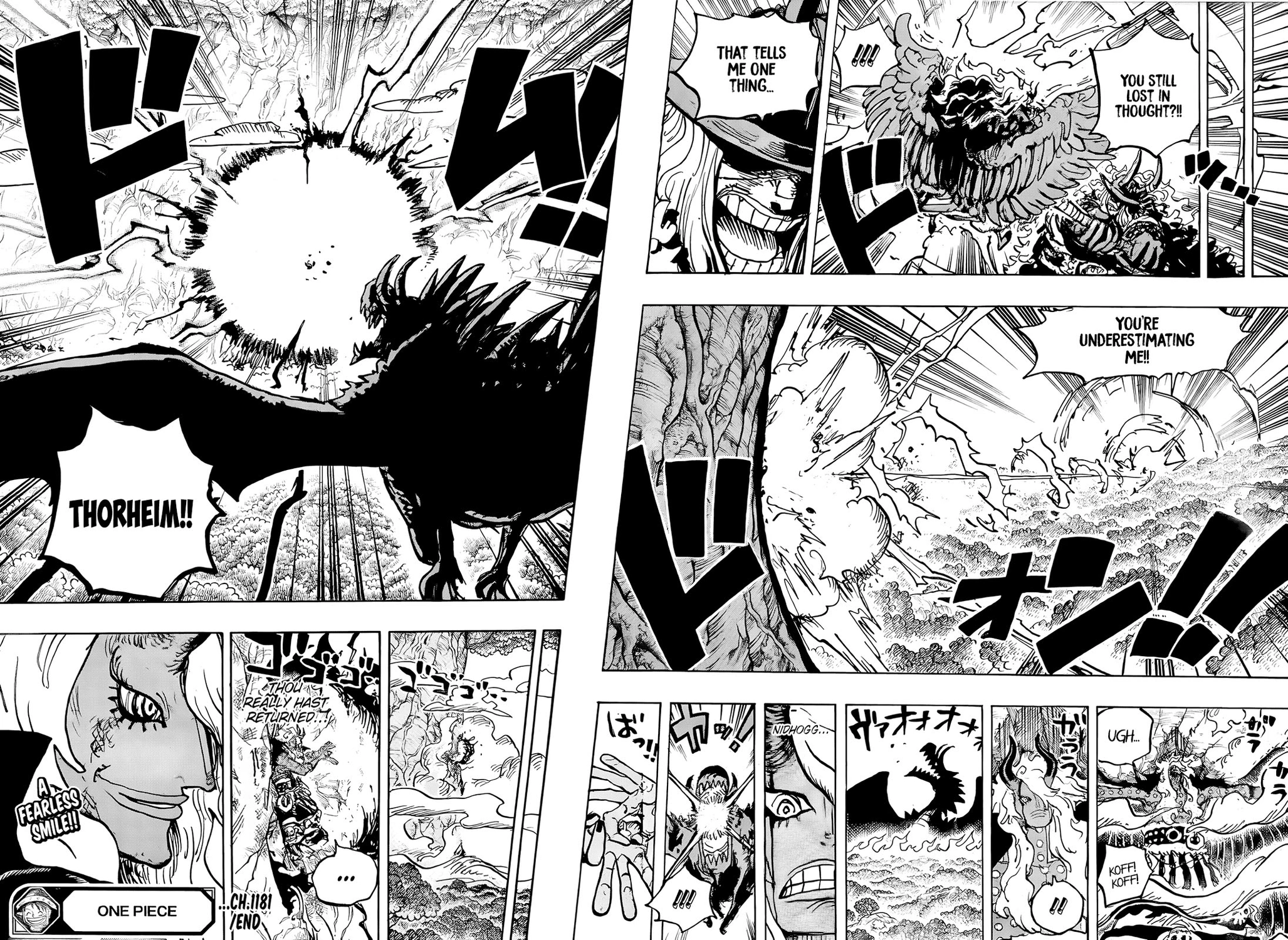 One Piece Manga Chapter 1181 page 12 - A God and A Devil