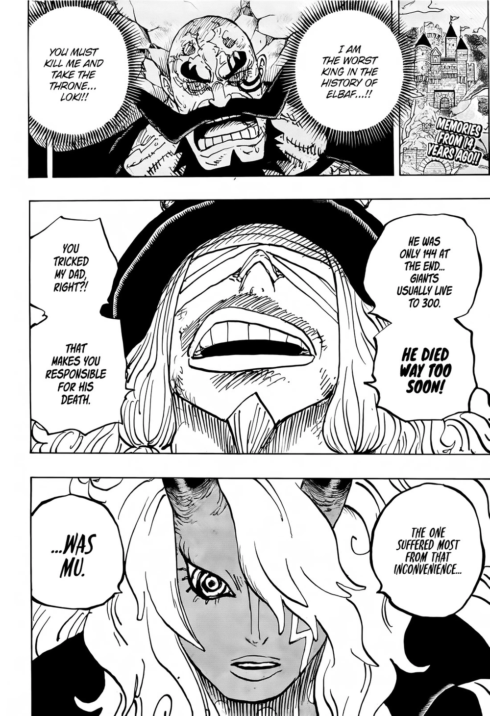 One Piece Manga Chapter 1181 page 2 - A God and A Devil
