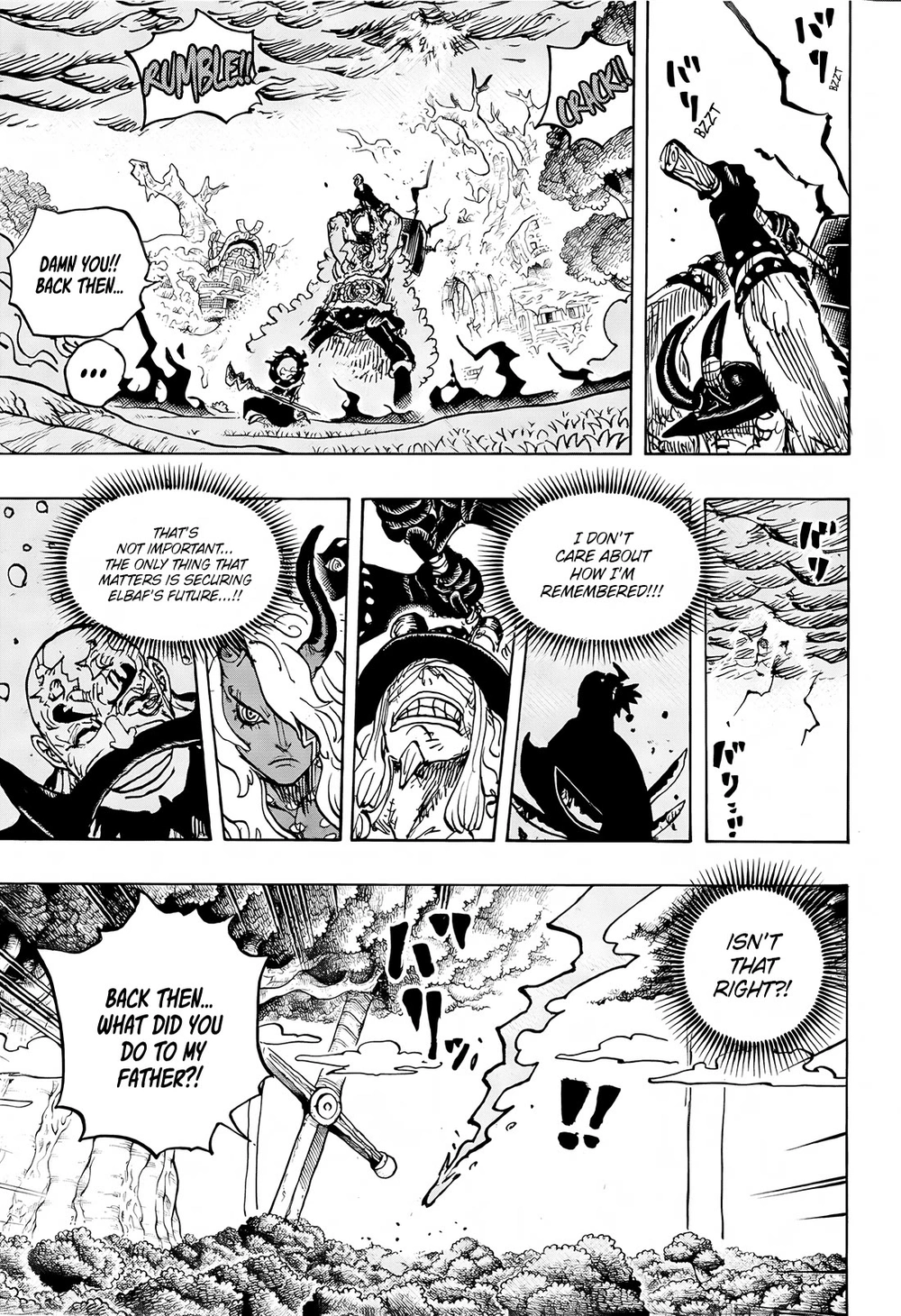 One Piece Manga Chapter 1181 page 3 - A God and A Devil