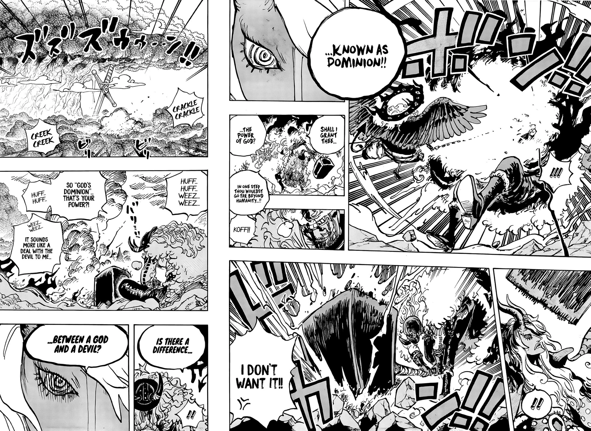 One Piece Manga Chapter 1181 page 9 - A God and A Devil