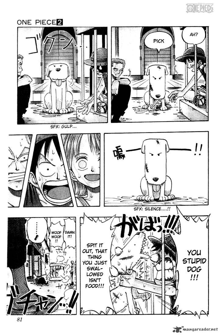 One Piece Manga Chapter 12 page 9 - Dog