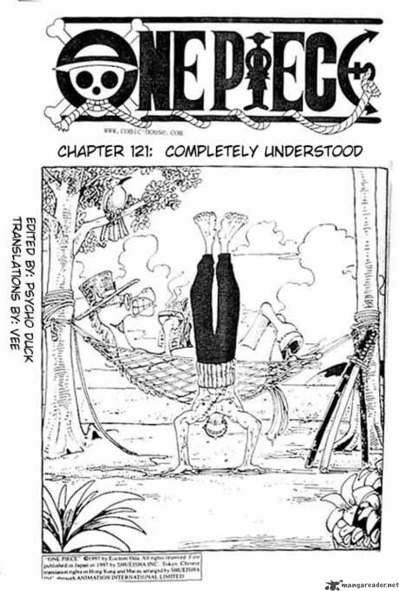 One Piece Manga Chapter 121 page 1 - I Knew