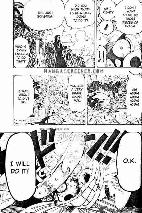 One Piece Manga Chapter 122 page 11 - A Dead Body is Useless