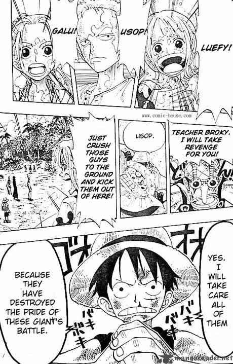 One Piece Manga Chapter 122 page 17 - A Dead Body is Useless