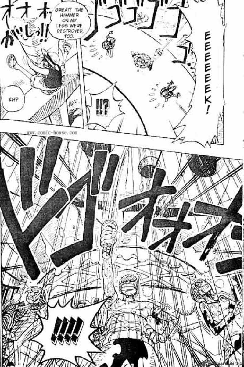One Piece Manga Chapter 123 page 10 - Luffy vs. Mr. 3