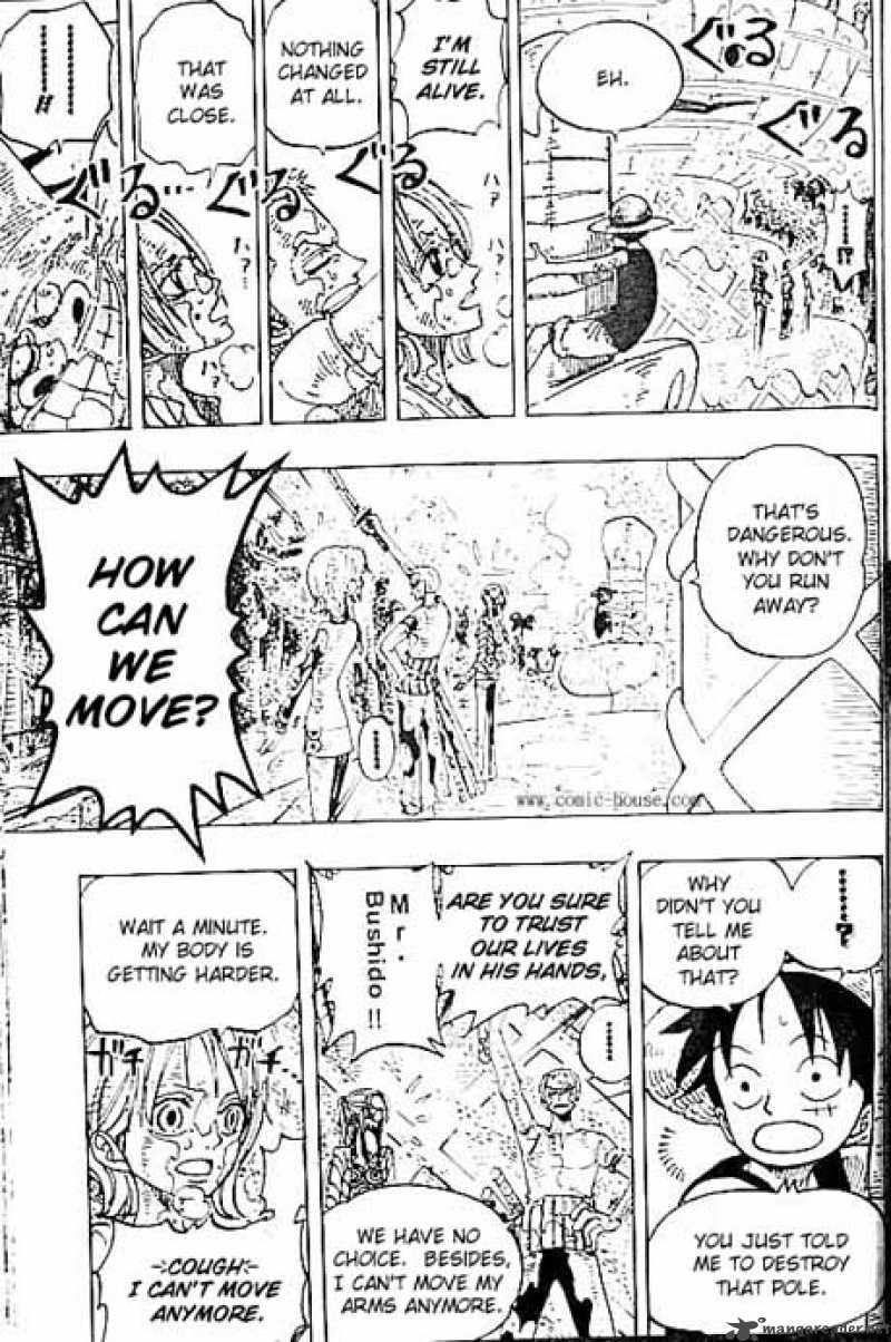 One Piece Manga Chapter 123 page 11 - Luffy vs. Mr. 3