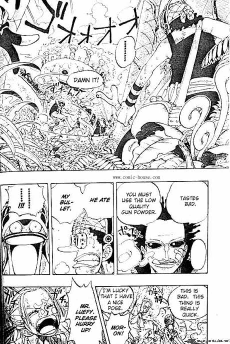 One Piece Manga Chapter 123 page 14 - Luffy vs. Mr. 3
