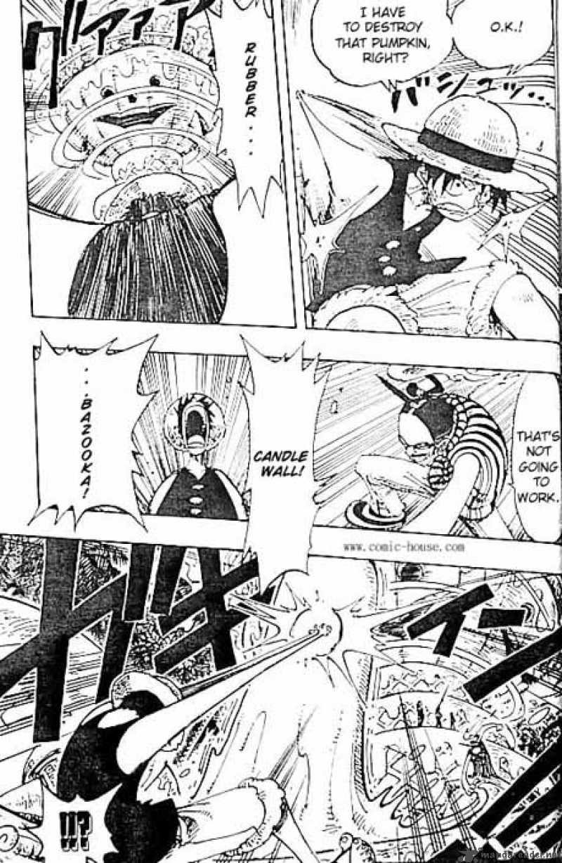 One Piece Manga Chapter 123 page 15 - Luffy vs. Mr. 3