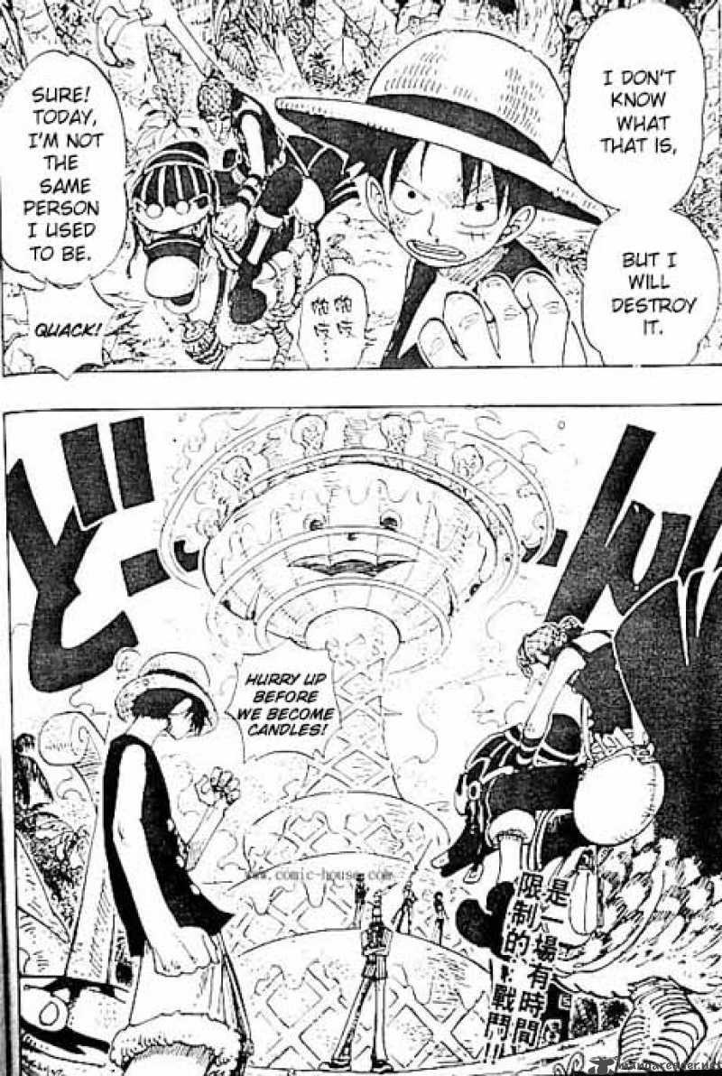 One Piece Manga Chapter 123 page 2 - Luffy vs. Mr. 3