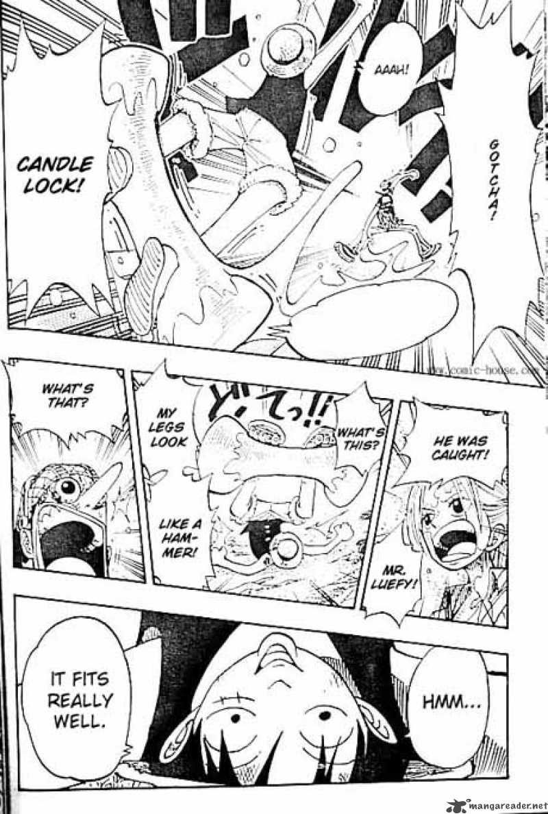 One Piece Manga Chapter 123 page 6 - Luffy vs. Mr. 3